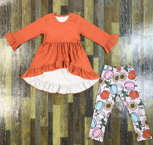 Girl's Pumpkin Orange Set