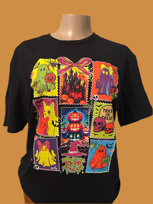 Halloween Stamps Graphic T-Shirt